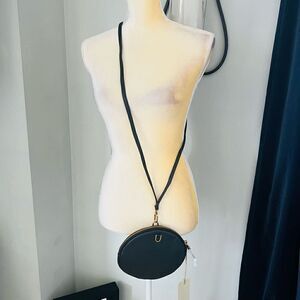 HOBO Array Crossbody Leather Bag, Concert, Stadium, Festival Approved, Black NWT